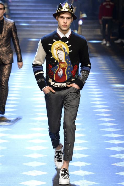 dolce gabbana mens fall 2017